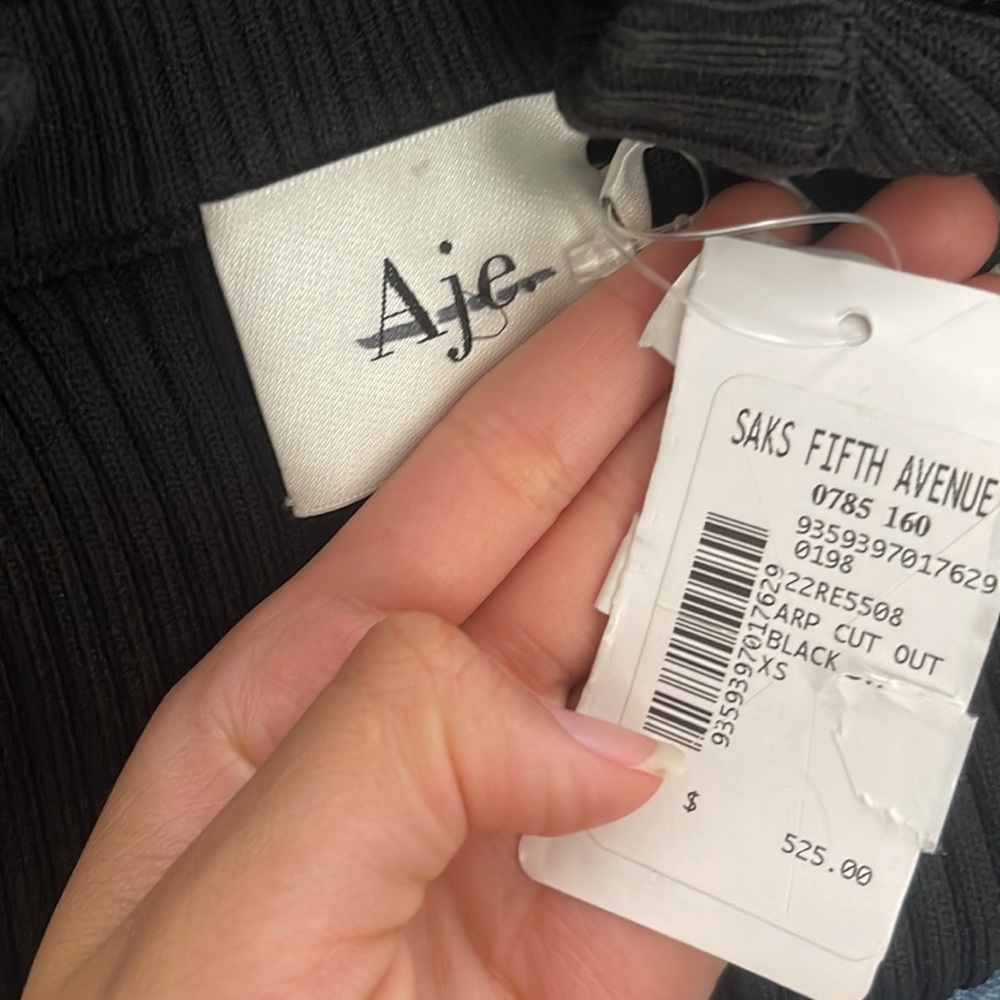 Aje Arp Cut out knit midi dress black - Picture 12 of 12